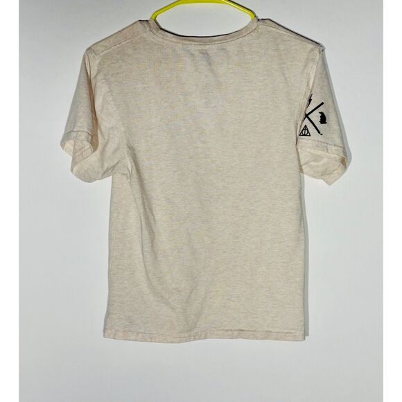 Harry Potter New York Store T-Shirt XS Beige Hogwarts Graphic Wizarding World - Picture 6 of 6